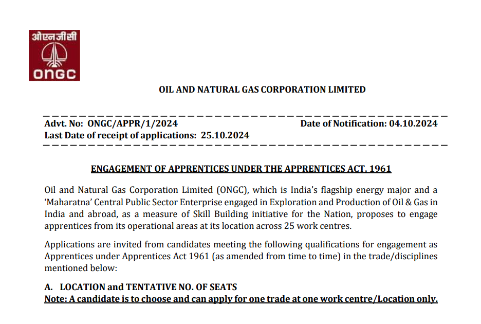 ongc apprentice recruitment 2024 for 2236 Posts.png